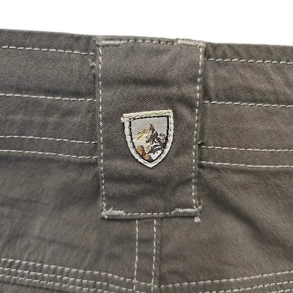KUHL Splash Roll-Up Cargo Pants Women’s 16 REG Gray Brown Hiking Travel Capri - Picture 5 of 16